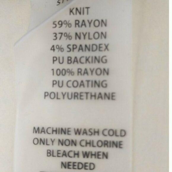 Soft Surroundings Faux Leather Paneled Pants Womens M Petite Black Edgy Grunge‎ - Picture 5 of 5